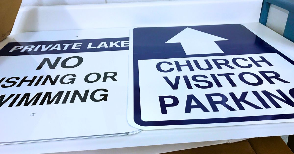 Aluminum Signs Salt Lake City Utah