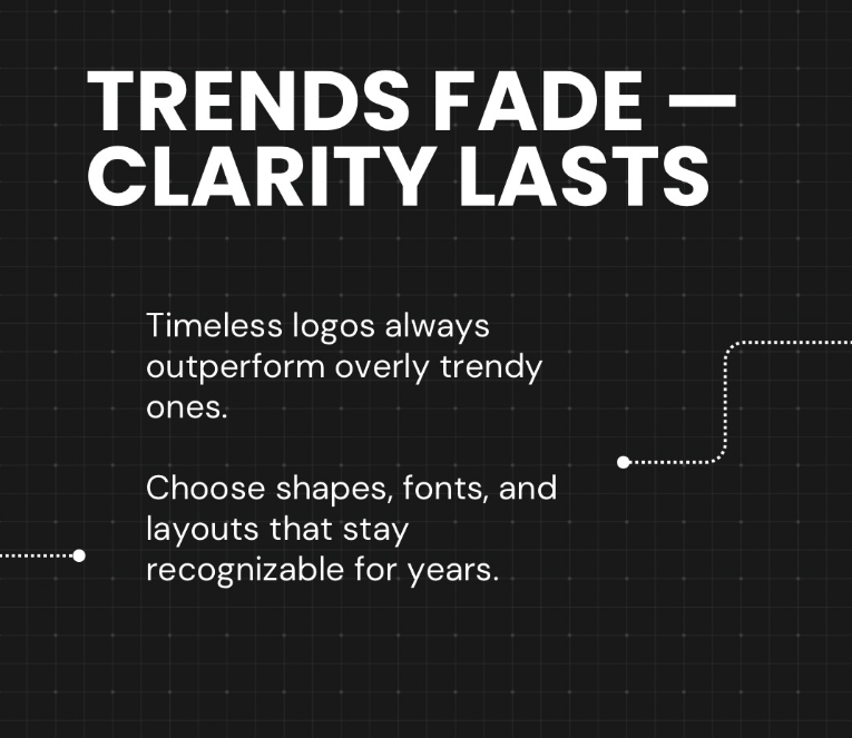 Avoid trends with your logo design
