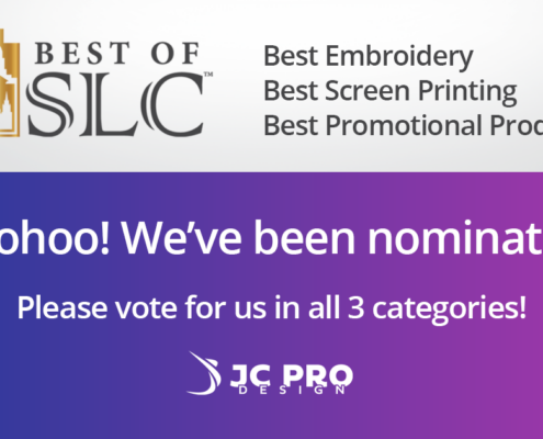 We’ve Been Nominated for Best of SLC! Please Vote for Us