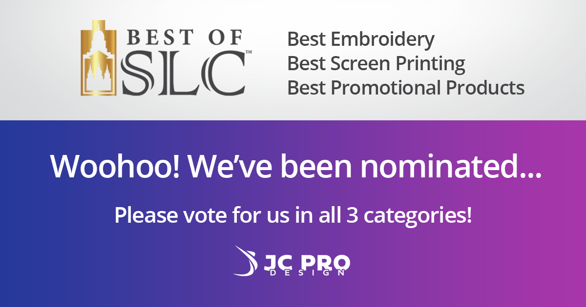 We’ve Been Nominated for Best of SLC! Please Vote for Us