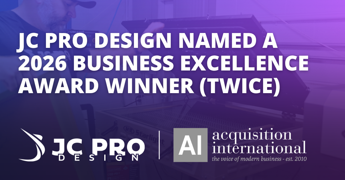 JC Pro Design Named a 2026 Business Excellence Award Winner (Twice) 2 JC Pro Design Named a 2026 Business Excellence Award Winner (Twice)