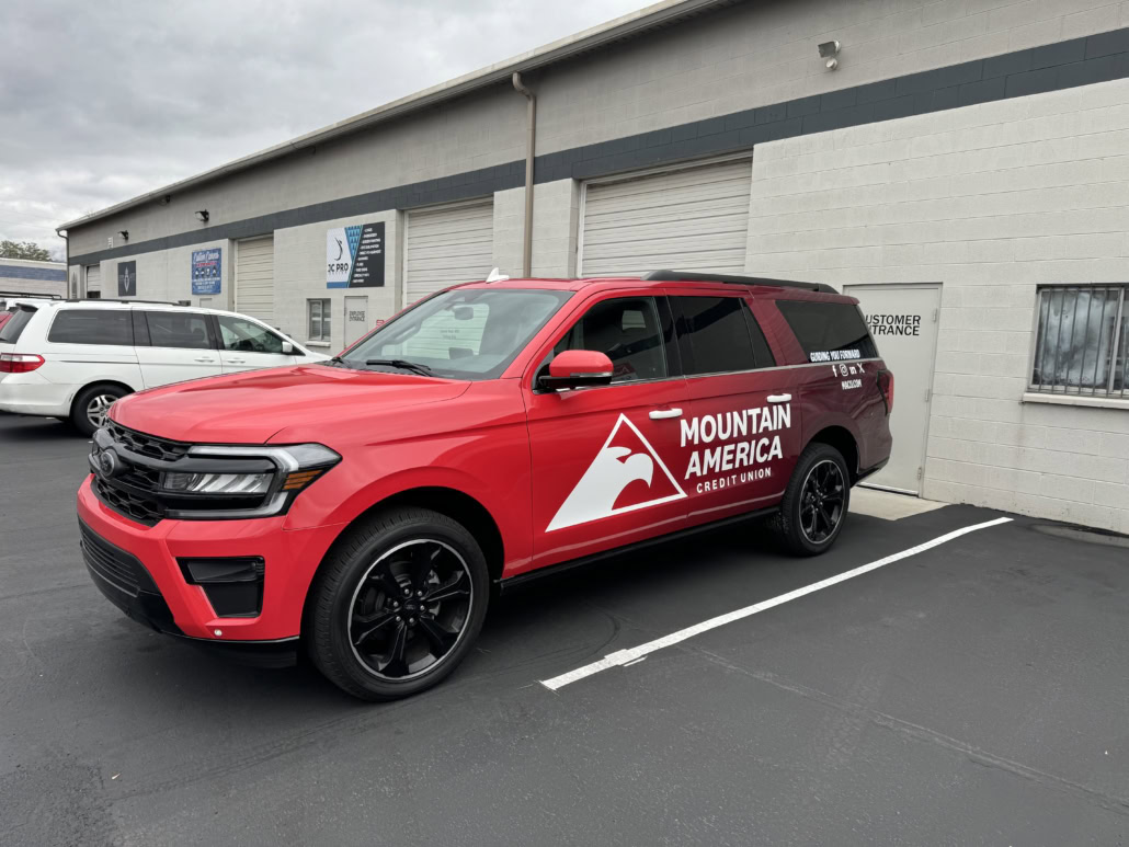 Mountain America Wrapped Vehicle SLC