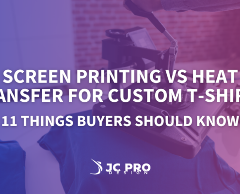 Screen Printing vs Heat Transfer T-Shirts