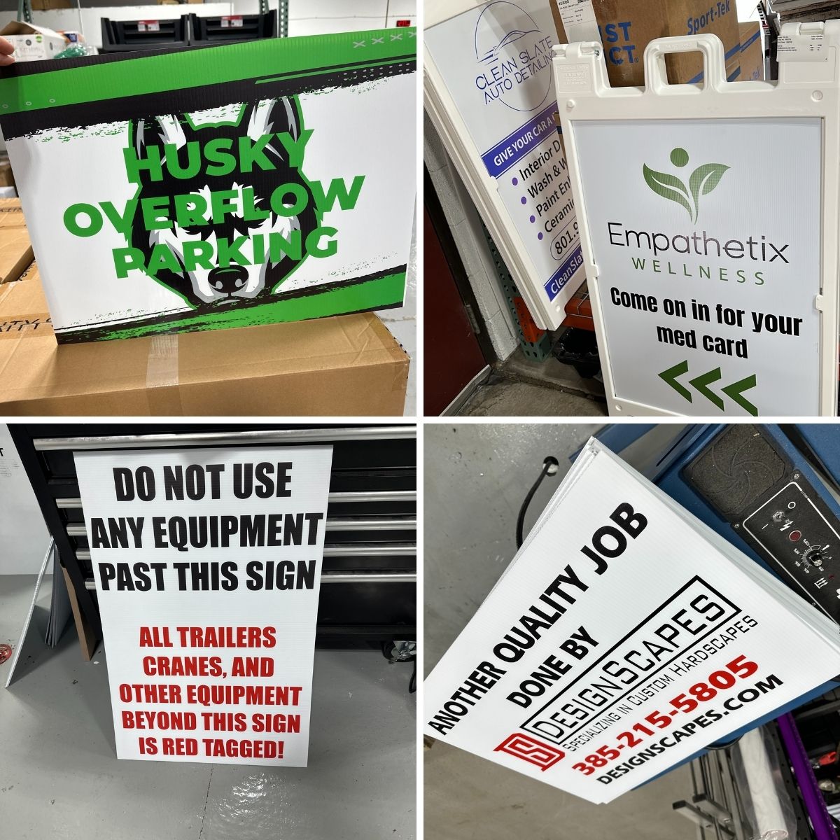 Where to print custom yard and lawn signs Salt Lake City Utah